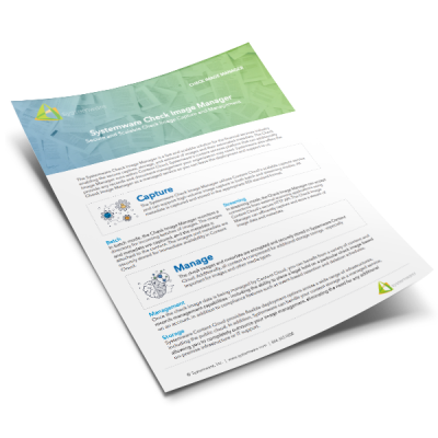 Systemware Check Image Manager